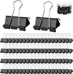 360 PCS Binder Clips Small – Mini Black Metal Paper Clamps, 0.6in/15mm Binder Paper Clips, Binder Clamps Set for Office Home School Supplies