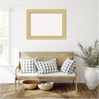 Amanti Art White Cork Board for Wall, 25x33 Vision Board with Gold Frame, Medium Corkboard Office Decor for Home Organization, Traditional Corkboard Pinboard to Display Items for Home Organization