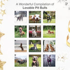 RED EMBER Pit Bulls 2026 Wall Calendar 12 Month | 12" x 24" Open | Thick & Sturdy Paper | Holiday Gift | Cute Puppy Dog Calendar 2026