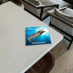 2026 Sea Turtles Monthly Wall Calendar | Cute Animals Sea Creatures Calendar 2025-2026