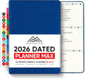 Dated, 2026 Planner, 8.5" x 11" - The #1 Productivity Planner to Achieve Your 2026 Goals - Planner 2026-2027 by PRODUCTIVITY STORE (A4, NAVY)
