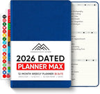 Dated, 2026 Planner, 8.5" x 11" - The #1 Productivity Planner to Achieve Your 2026 Goals - Planner 2026-2027 by PRODUCTIVITY STORE (A4, NAVY)