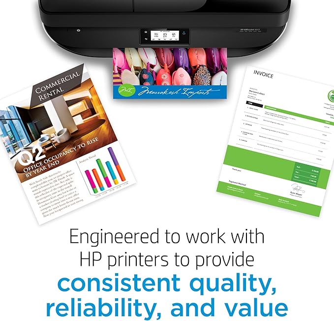 HP 63 Black, Tri-Color Ink Cartridge Printers (2-Pack), Works with DeskJet 1112, 2130, 3630 Series; Envy 4510, 4520; OfficeJet 3830, 4650, 5200, Eligible for Instant Ink, L0R46AN