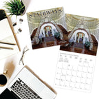 Graphique 2026 Stairways Wall Calendar | 12” x 12” | Thick Paper | Home & Office Organizer | Large Monthly Grid | 3 Languages & Marked Holidays | 4 Month Preview Page for 2027