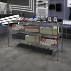 Regal Altair 18" Deep x 54" Wide x 27" Height Wire Shelving Kit | 3-Tier | NSF Commercial Storage Rack Unit