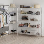 Regal Altair 24" Deep x 60" Wide x 74" Height Wire Shelving Kit | 5-Tier | NSF Commercial Storage Rack Unit