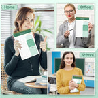 to Do List Notepad with 60 Tear Off Sheets, 6.7 x 9.8" to Do List Notebook for Work Perforated Daily Planner with Task Checklist for Home School Office Personal Organizers, Green