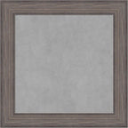 Amanti Art Grey Framed Magnetic Board 25x25 Medium Vision Board for use with Magnets, 100% Metal Sheet to Display Items as Office Decor or for Home Organization in mudroom, Kitchen or Kids Room