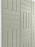 DECORITA Felt Bulletin Board Tiles | Modern Cork Board Alternative | Large Cork Boards for Walls | Aesthetic Felt Wall Panels for Office & Home Decor | Pinboard & Photo Board (12-Pack) | Sage