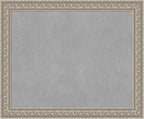 Amanti Art Silver Framed Magnetic Board 39x47 X-Large Vision Board for use with Magnets, 100% Metal Sheet to Display Items as Office Decor or for Home Organization in mudroom, Kitchen or Kids Room