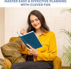 Clever Fox Dated Planner 2026-2027 – Weekly Life Planner Notebook for Time Management – Planner with Habits Tracker & To-Do List (Mystic Blue)