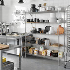 Regal Altair 21" Deep x 60" Wide x 74" Height Wire Shelving Kit | 5-Tier | NSF Commercial Storage Rack Unit