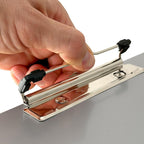 Saunders Metal Clipboard with Storage, Silver Dual Layer Nursing Clipboard Folio, Letter Size Paper Organizer, Slim Steel Clip, Form Holder Clip Board for Office, School & Work - Made in USA