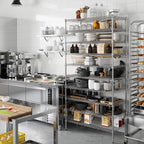 Regal Altair 21" Deep x 42" Wide x 86" Height Wire Shelving Kit | 10-Tier | NSF Commercial Storage Rack Unit