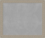 Amanti Art Silver Framed Magnetic Board 47x55 Oversize Vision Board for use with Magnets, 100% Metal Sheet to Display Items as Office Decor or for Home Organization in mudroom, Kitchen or Kids Room
