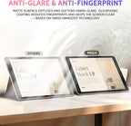 Peslv 2 Pack Like Paper Screen Protector for iPad 9th/8th/7th (10.2-Inch, 2021-2019), Matte Anti Glare PET Film/Blue Light Filter Eye Protection Cover/Drawing & Writing Feel Like on Paper