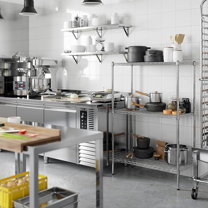 Regal Altair 18" Deep x 36" Wide x 54" Height Wire Shelving Kit | 3-Tier | NSF Commercial Storage Rack Unit