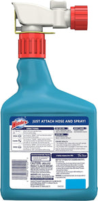 Windex Outdoor Window and Glass Cleaner for Hose Ammonia Free, Concentrated Formula for Deep Outdoor Clean, Patio Cleaner, Compatible With All Hoses, 32 Fl Oz (Pack of 8)