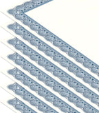 Elite Blue & White Parchment Certificate Papers - Pack of 25, Laser & Inkjet Printer Compatible, for Office, Business Awards, Graduation, School Diplomas, 8-1/2" x 11" on 60 lb.Text Stock