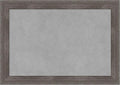 Amanti Art Grey Framed Magnetic Board 15x21 Small Vision Board for use with Magnets, 100% Metal Sheet to Display Items as Office Decor or for Home Organization in mudroom, Kitchen or Kids Room