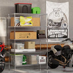 Regal Altair 21" Deep x 48" Wide x 74" Height Wire Shelving Kit | 5-Tier | NSF Commercial Storage Rack Unit