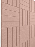 DECORITA Felt Bulletin Board Tiles | Modern Cork Board Alternative | Large Cork Boards for Walls | Aesthetic Felt Wall Panels for Office & Home Decor | Pinboard & Photo Board (12-Pack) | Terracotta
