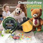 Pressurized Handheld Steam Cleaner for Home Deep Cleaning, Multi-Purpose Portable Steamer for Cleaning with 11 PCS Accessories for Dirt, Grease, Window, Car, Furniture, Bathroom, Couch, Tile and Grout