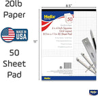 Helix Bond Pad, 4 x 4 Grid, 8.5 x 11 Inches, 50 Sheets (27111)