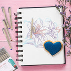 CHARSOCO Arts Sign Brush Pen, Felt Tip Water Based Ink with 36 Colors, for Journaling, Lettering, Calligraphy, Technical Drawing and Scrapbooking