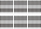 Lekreo Classic Retractable Gel Roller Pens, 0.7mm Fine Point (Black Ink - 60 Packs)
