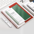 EMSHOI Dotted Journal Spiral Notebook 5.7" x 8.22" - 4 Pack 640 Pages 100gsm Thick Paper, A5 Dot Grid Notebook, Plastic Hardcover Bullet Notebooks Journals for Writing Women Men Work School Supplies
