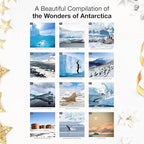 RED EMBER Antarctica 2026 Wall Calendar 12 Month | 12" x 24" Open | Thick & Sturdy Paper | Holiday Gift | Travel Calendar 2026