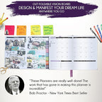 Law of Attraction Planner 2026 Deluxe with Productivity App | Weekly & Monthly Goal-Setting Planner, Life & Gratitude Journal | Include Foldable Vision Board, Gift Box & Stickers