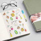 EMSHOI Dotted Notebook - 256 Pages A5 Dotted Grid Journal Notebook,120gsm Thick Paper,16 Perforated Pages, Smooth PU Leather, Inner Pocket,5.75'' × 8.38''-Green