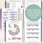 bloom daily planners 2026 Hardcover Calendar Year Goal & Vision Planner (January to December) - Monthly & Weekly Agenda Organizer - 7.5" x 9" - Good Things Are Coming