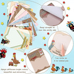 Pajean Funny Notepads with Sayings, Sticky Office Supplies, 12 Designs, 3 x 3.93 Inch