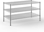 Regal Altair 24" Deep x 48" Wide x 27" Height Wire Shelving Kit | 3-Tier | NSF Commercial Storage Rack Unit
