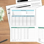 Employee File Folders with Internal Pocket, High Capacity HR Folders for Personnel Records, Durable HR Filing System for Office Organization, 25-Pack (Green)