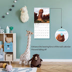 Gag Gifts 2026 Funny Wall Calendar, Natures Calendar for White Elephant Gifts with Thick Paper, November 2025 - December 2026, 14 Monthly Planner Organizer with Nature D'ck Pics, 12" x 24" Opened