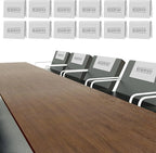 Buryeah 12 Pcs Reserved Seating Signs for Chairs Church Pew Reserved Chair Signs Placeholder with Printed Words for Weddings Parties Celebrations Receptions Church or Event (Light Gray)