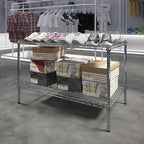 Regal Altair 24" Deep x 42" Wide x 27" Height Wire Shelving Kit | 2-Tier | NSF Commercial Storage Rack Unit