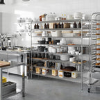Regal Altair 21" Deep x 72" Wide x 74" Height Wire Shelving Kit | 8-Tier | NSF Commercial Storage Rack Unit