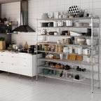 Regal Altair 18" Deep x 72" Wide x 74" Height Wire Shelving Kit | 8-Tier | NSF Commercial Storage Rack Unit
