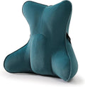 Ailuteie Lumbar Support Pillow(Pat. Pend) – Multi-Functional Ergonomic Back Cushion for Office Chair, Car Seat & Sofa, Reading Pillow with Firm Multi-Zone Support to Relieve Lower Back Pain,Slate Blue