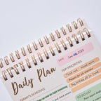 Tlenpo To Do List Notepad, 60 Sheets Daily Planner Notebook Organizer, Portable Spiral Notepad Perfect for Daily Tasks and Goal Setting, Office Products and School Supplies, 5 x 7 Inch