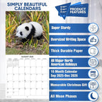 2026 Baby Pandas Monthly Wall Calendar | Cute Baby Animals Calendar 2025-2026