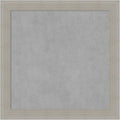Amanti Art Grey Framed Magnetic Board 14x14 X-Small Vision Board for use with Magnets, 100% Metal Sheet to Display Items as Office Decor or for Home Organization in mudroom, Kitchen or Kids Room