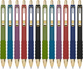 Linbsunne Gel Pens Black Ink Pen 0.5mm fine Point Pens Smooth Writing Retractable Office Supplies (Vintage-12 pcs)