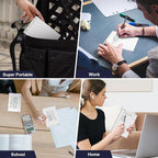 ViVin 5 x 8 Inch Legal Pads, 6 Pack, Narrow Ruled, 50 Sheets Per Writing Pad, Perforated Note Pads Ideal for Home, Office, Business, 300 Sheets, White Paper