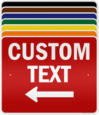 Custom Arrow,Custom Directional Sign, Left Arrow,24x30 Inches, 3M EGP Reflective, Rust Free .080 Aluminum, Fade Resistant, Made in USA by My Sign Center